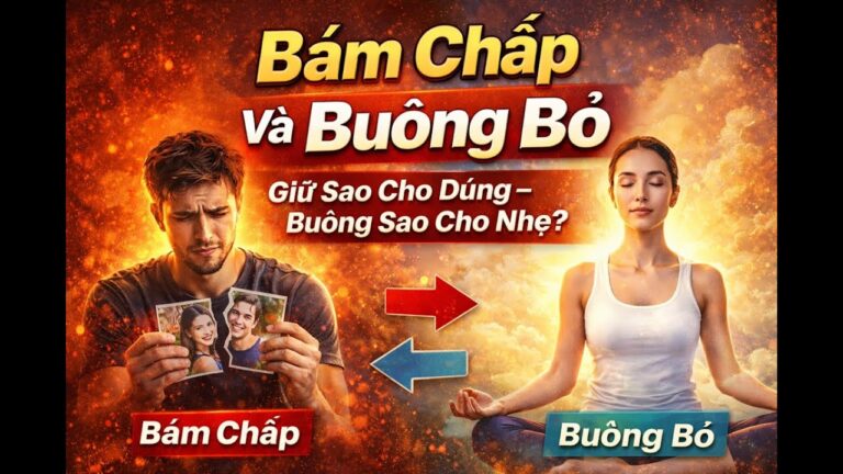 Video Thumbnail: Bí quyết Bám Chấp Và Buông Bỏ  Giữ Sao Cho Đúng – Buông Sao Cho Nhẹ